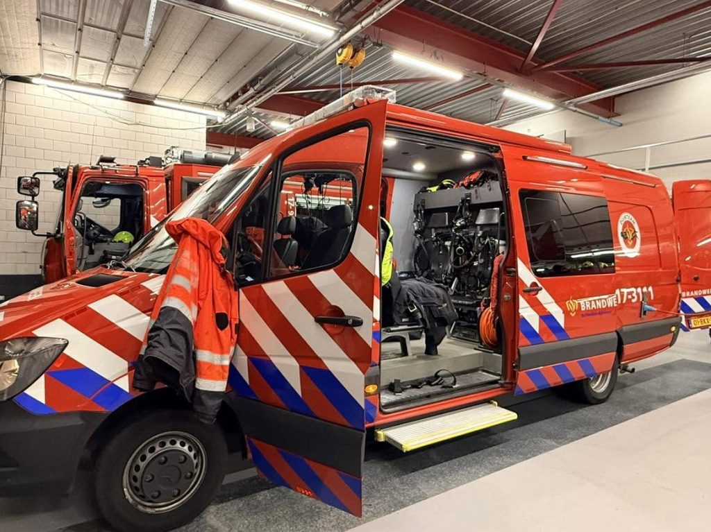 Fractie Nissewaard Lokaal op werkbezoek bij hulpdiensten